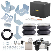 Laad de afbeelding in de galerijviewer, 2X Air Suspension Bags Rear + 12V Compressor Kit compatible for Ford Transit 2001-