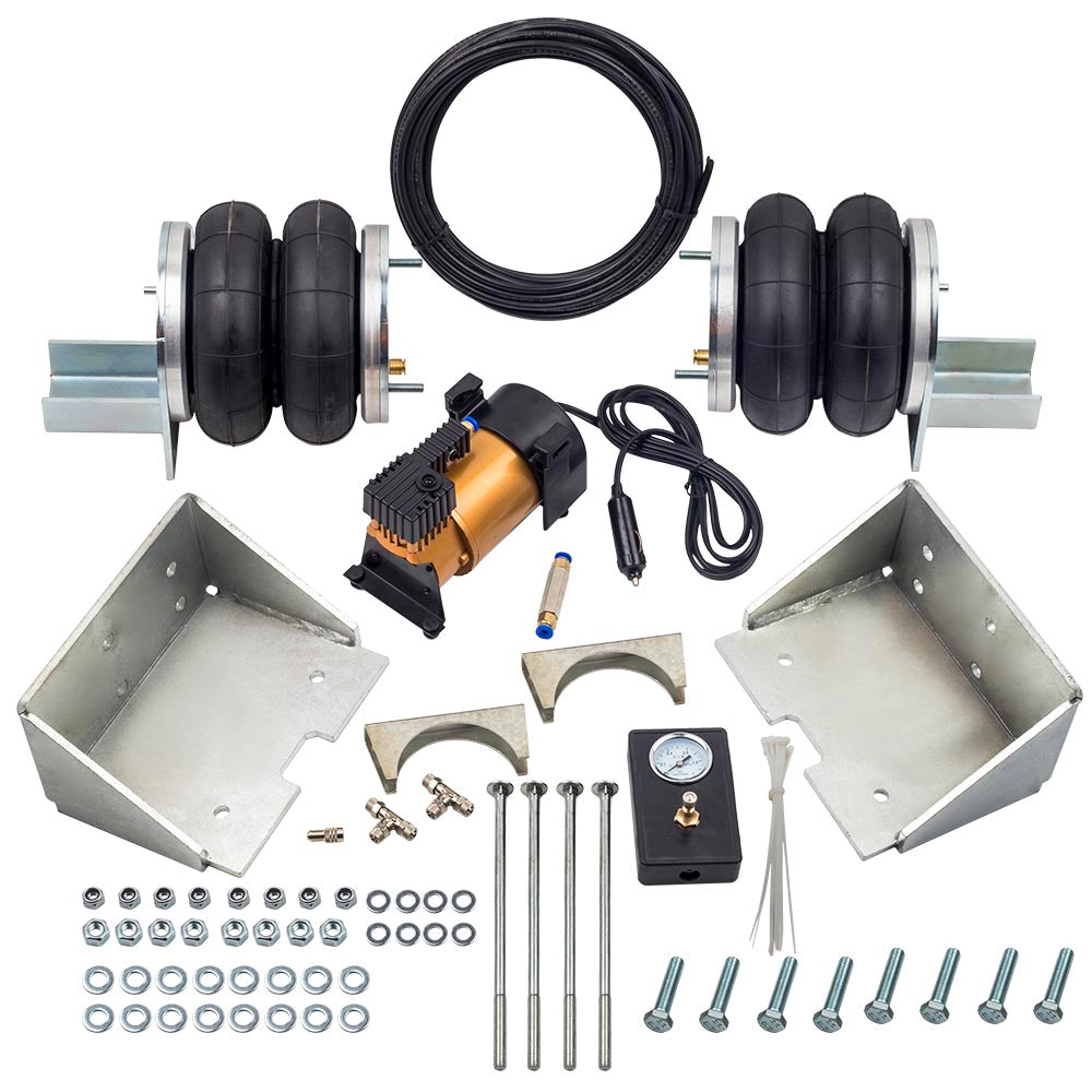 2x achter Luchtvering +12V Compressor Set geschikt voor Iveco Daily 35S 35L 2006-2014