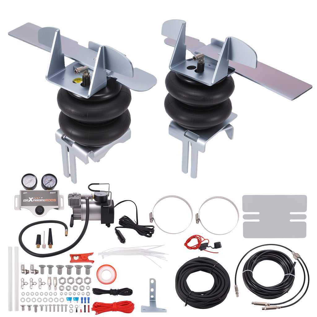 Air Spring Bag Helper W/ Dual Gauge geschikt voor Mercedes Sprinte RWD 2006-2018 4000KG