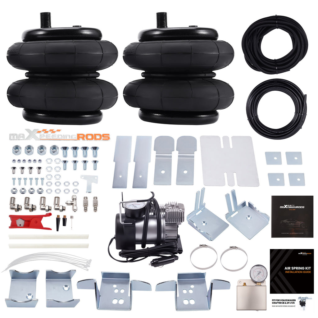 Towing Air Spring Bag Ophanging Compressor Kit geschikt voor VW Crafter 2006-2017 4000kg