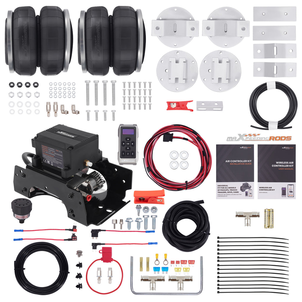Luftbalg Hinten mit Wireless Kompressor Kit compatible for Mercedes Sprinter 4X2 1995-