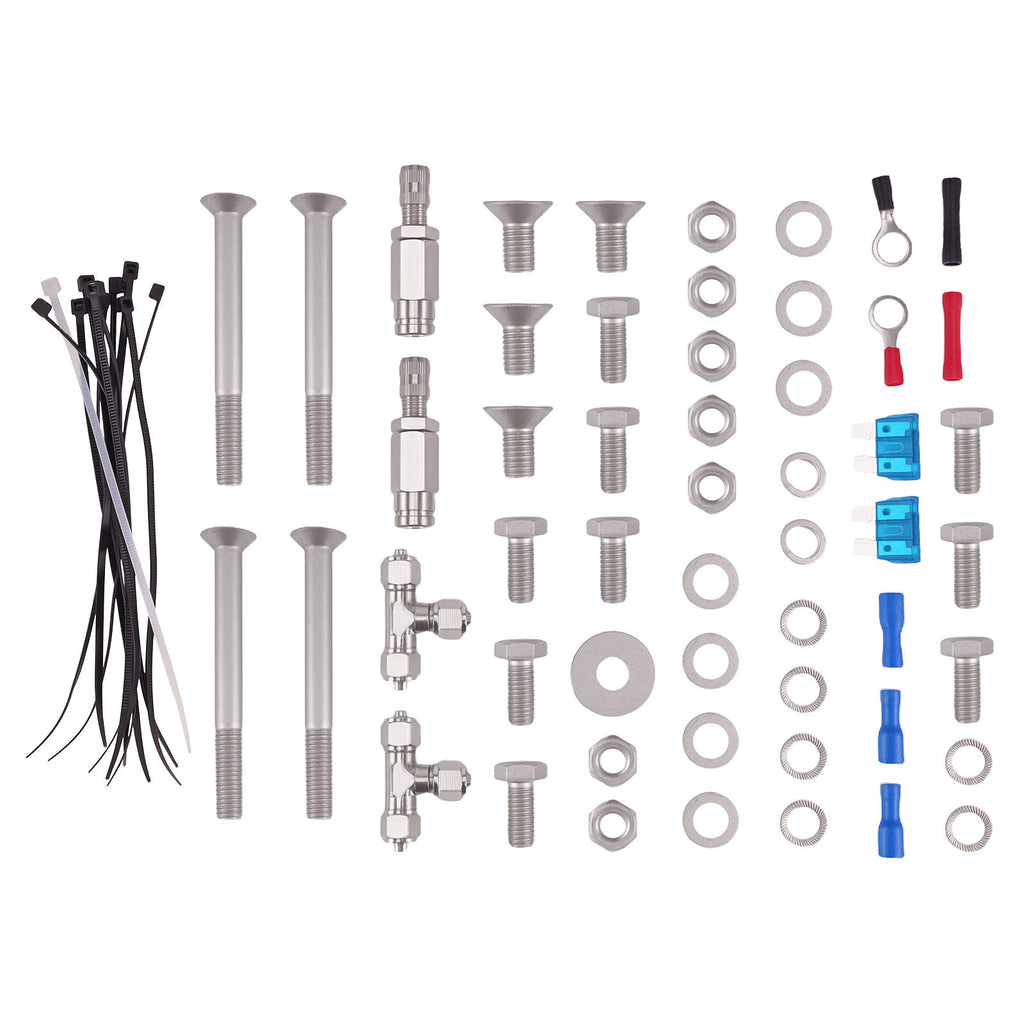 Air Suspension Kit W/ Dual Gauge compatible for Vauxhall Movano X70 compatible for FWD 1999-2010 4000KG