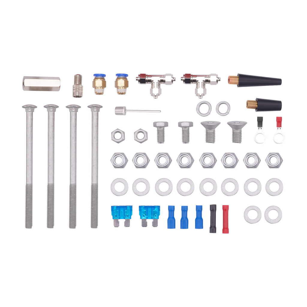 Air Suspension Kit W/ Compressor Dual Gauge compatible for Renault Master 2010-2024 4000KG