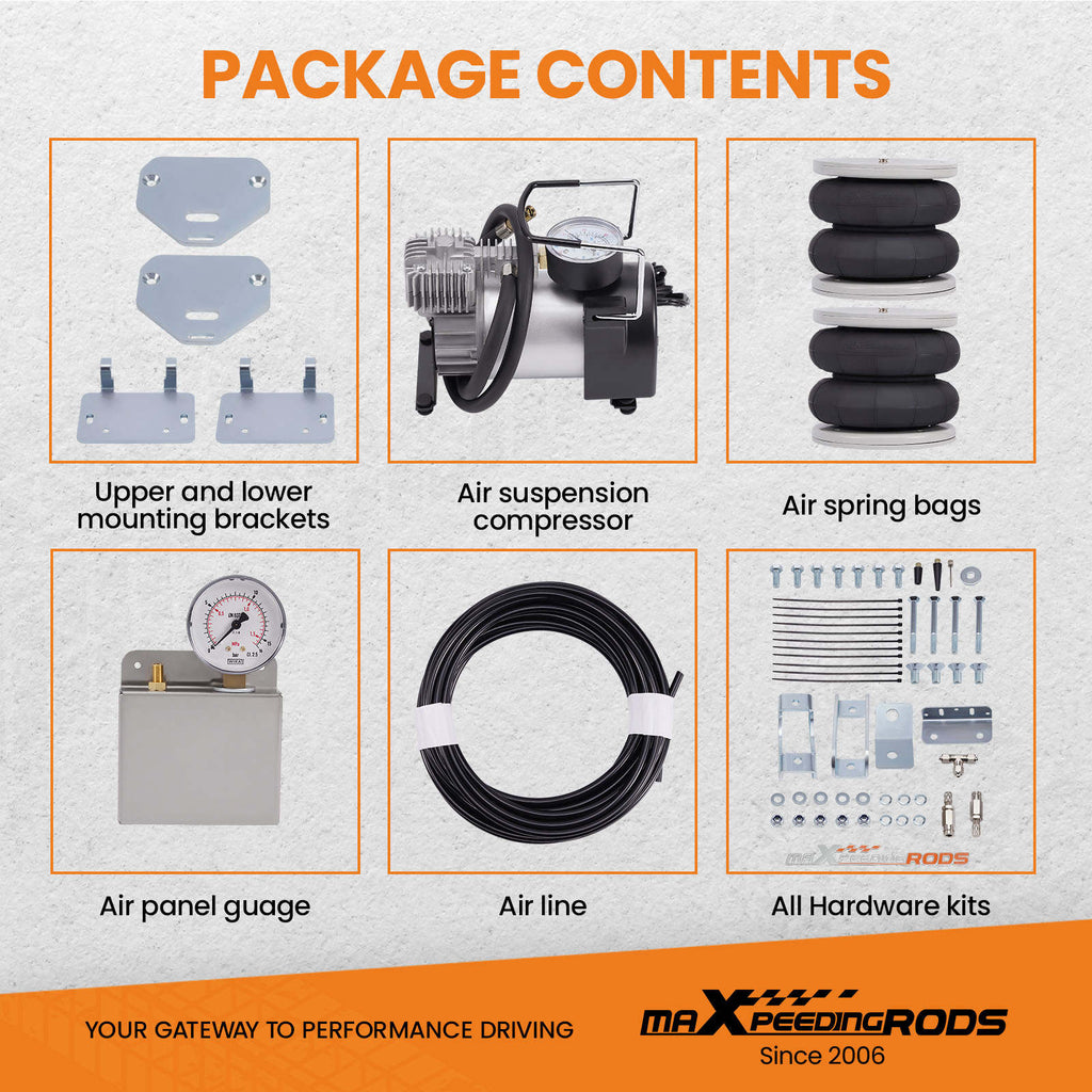 Rear Air Spring Bag Suspension Kit compatible for Renault Master X70 compatible for FWD 1998-2010 4 ton