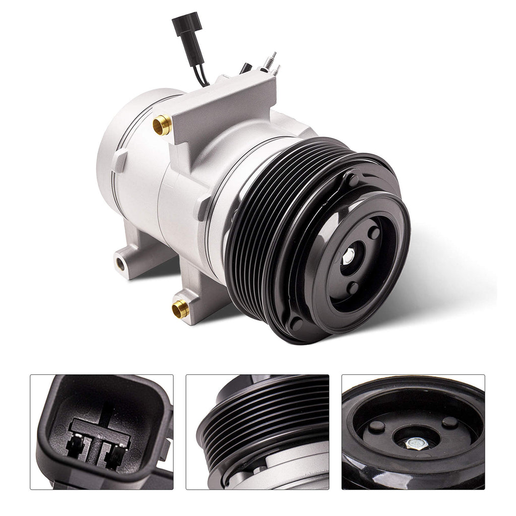 A/C Air Con Compressor Pump compatible for Ford Ranger 2.2 3.2 TDCi 4x4 2011/04-2019/12