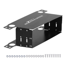 Laad de afbeelding in de galerijviewer, Adjustable Oil Cooler Air Guide voor 7-13 Row Universal Black Alloy Complete Kit