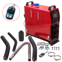 Laad de afbeelding in de galerijviewer, 12V 5KW Calentador de aire diesel Todo en uno Termostato Controlador remoto Monitor LCD