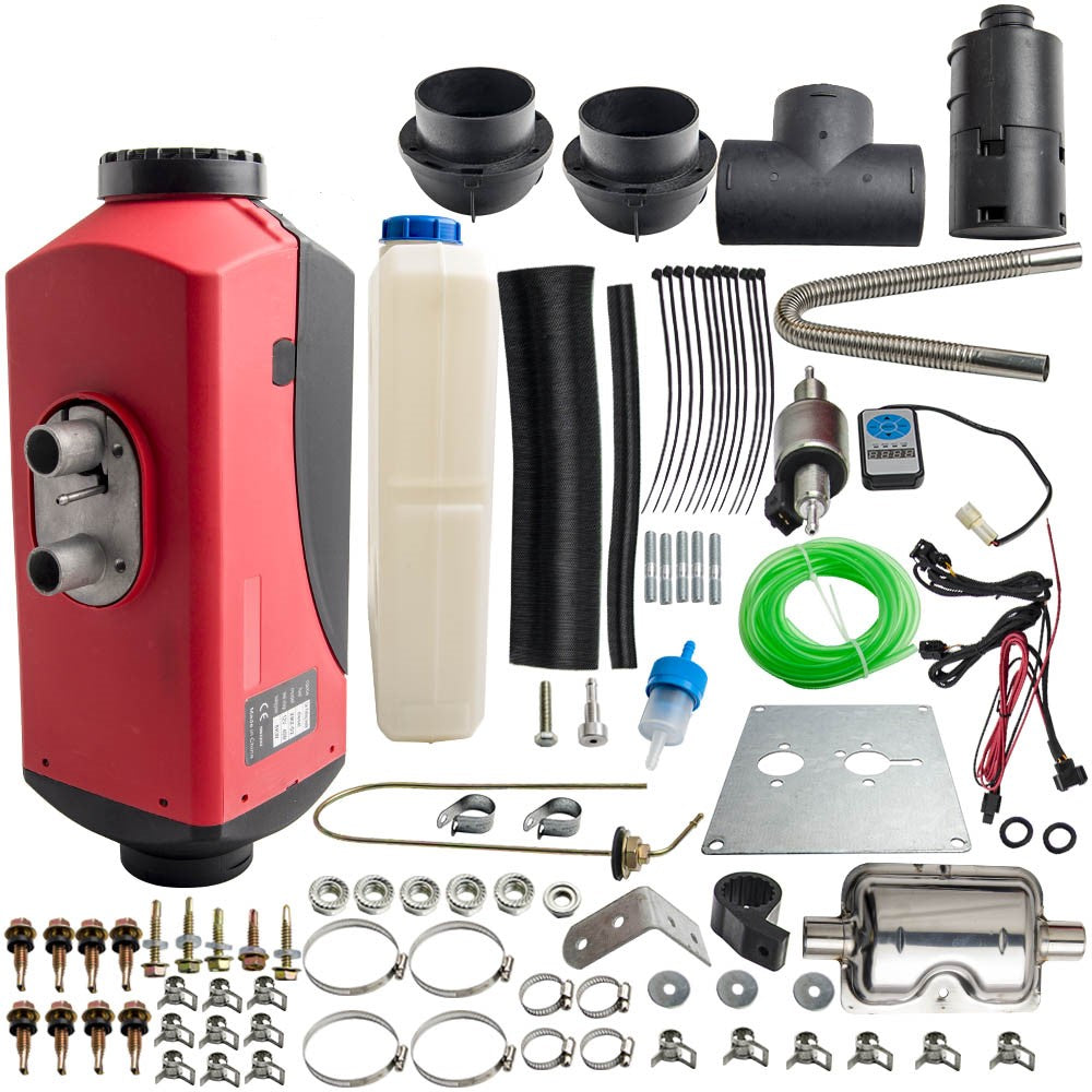 Diesel Air Heater 12V 5kW-8kW Digital Switch Silencer Car 8
