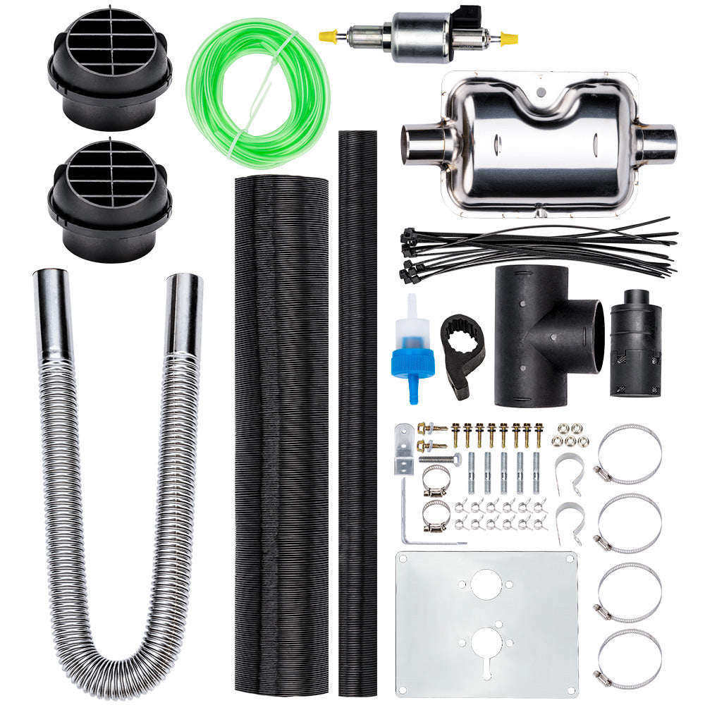 12V 2KW-8KW Diesel Air Heater 10L Tank geschikt voor Vent Duct voor Car Caravan Lorrys Boats
