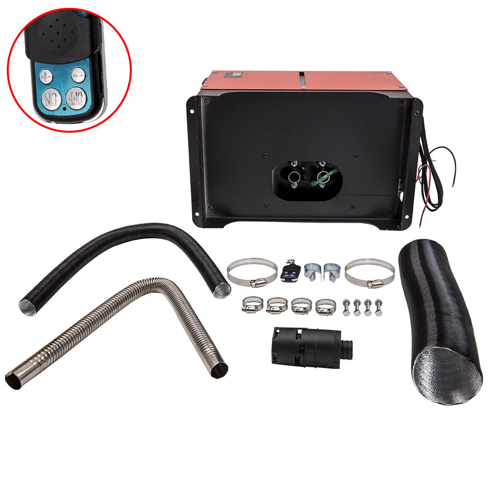 Diesel Heater LCD Monitor 1KW-5KW 12V diesel heater voor Van Trucks Lorrys Boats Bus Car Red 5000W