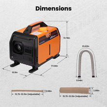 Laad de afbeelding in de galerijviewer, Diesel Heater 12v 2kw-5kw Heater Bluetooth® App Control Heateing Convenient for RV for Van