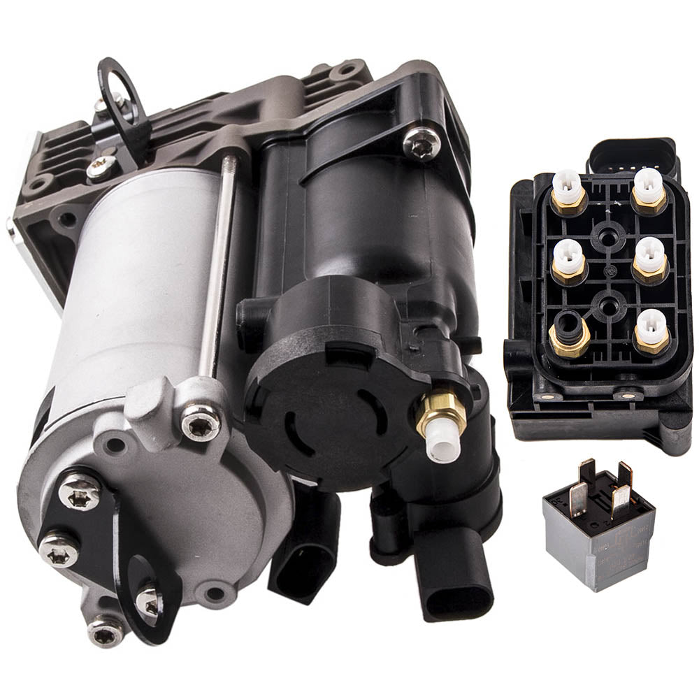 Compressor Air Suspension Solenoid Valve Kit compatible for Mercedes-Benz ML/GL W164 X164