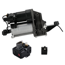 Laad de afbeelding in de galerijviewer, Air Ophanging Compressor Pump + Valve Block geschikt voor BMW 5 Series E61 525d W/ Relay