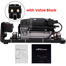 Luchtveringcompressor + Klep + Beugel geschikt voor BMW 5 F11 F07 7 F01 F02 F03