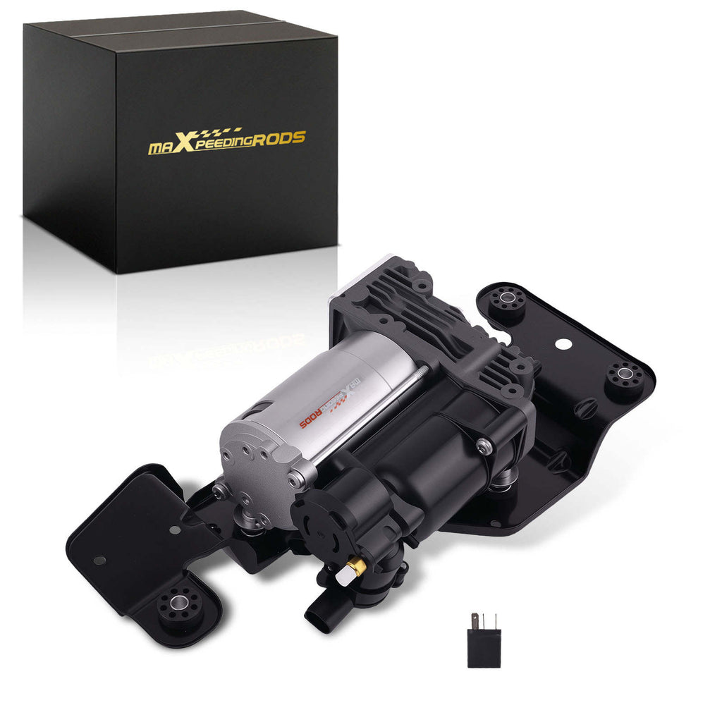 Air Suspension Compressor Pump W/ Bracket compatible for BMW X5 X6 E70 E71 E72 2008-2014