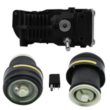 Laad de afbeelding in de galerijviewer, 2x Suspension Neumatica Aire Muelle Luftfeder + compresor compatible for BMW X5 E70 X6 E71