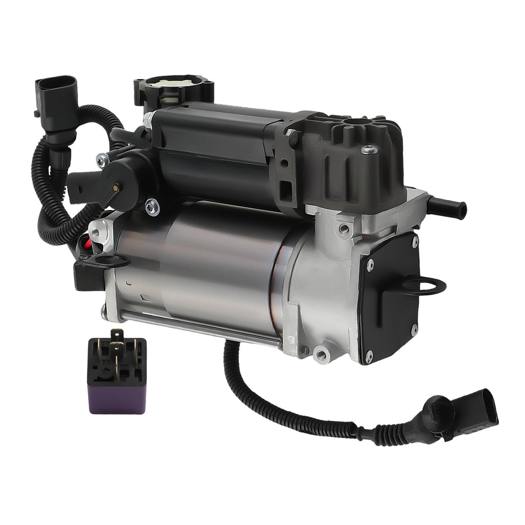 Air Ophanging Compressor Pump geschikt voor Audi A6 C5 4BH Allroad 2001-2005 W/ Relay