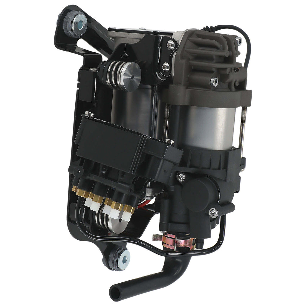 Air Suspension Compressor + Valve Block compatible for BMW 7 Series 740i 750i M760i 16-20