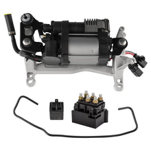 Laad de afbeelding in de galerijviewer, Kompressor + Halterung mit Ventil compatible for VW Touareg 7P5, 7P6 2011-2018 7P0698007C