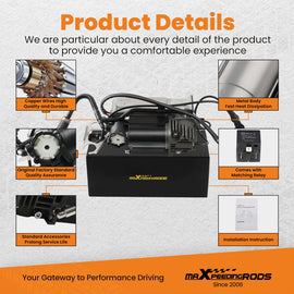 Airmatic Suspension Compressor compatible for VW Touareg compatible for Audi Q7 4L 2006-2015 4L0698007C