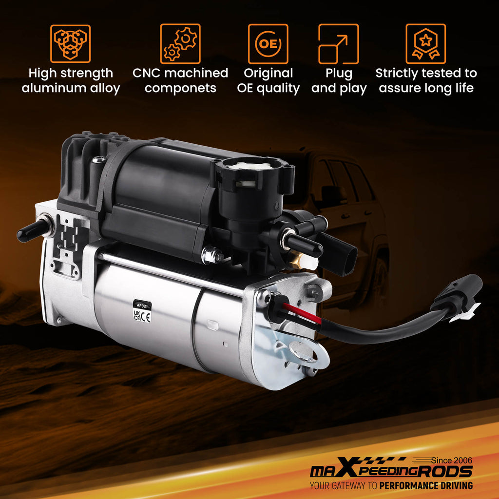 Air Ride Suspension Compressor Pump compatible for JAGUAR XJ X350 X358 2004-2009 C2C22825