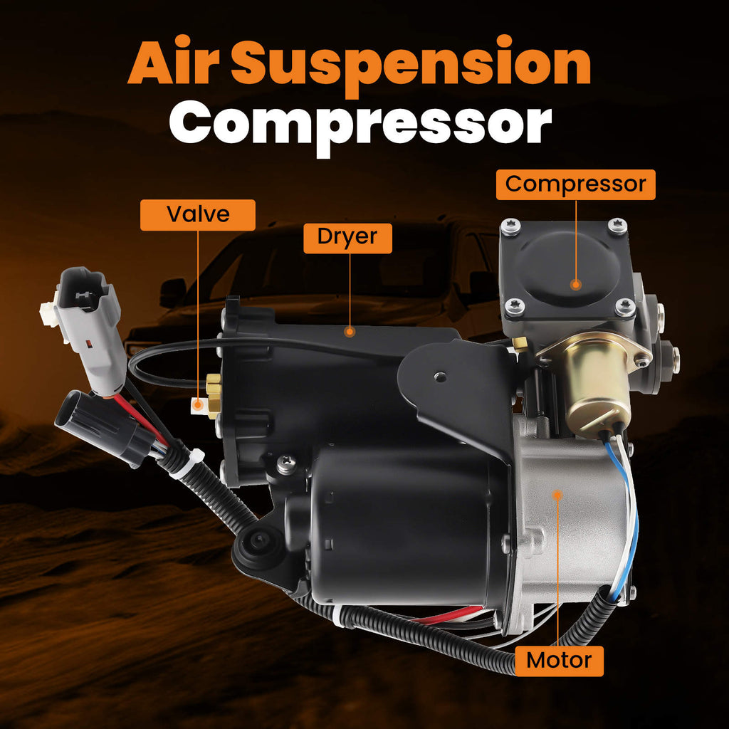Air Suspension Compressor compatible for Land Rover Range Rover LR3 LR4 Sport LR038148