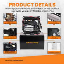 Laad de afbeelding in de galerijviewer, Air Suspension Compressor + Bracket + Relay compatible for Range Rover MK III 3 2002-2012