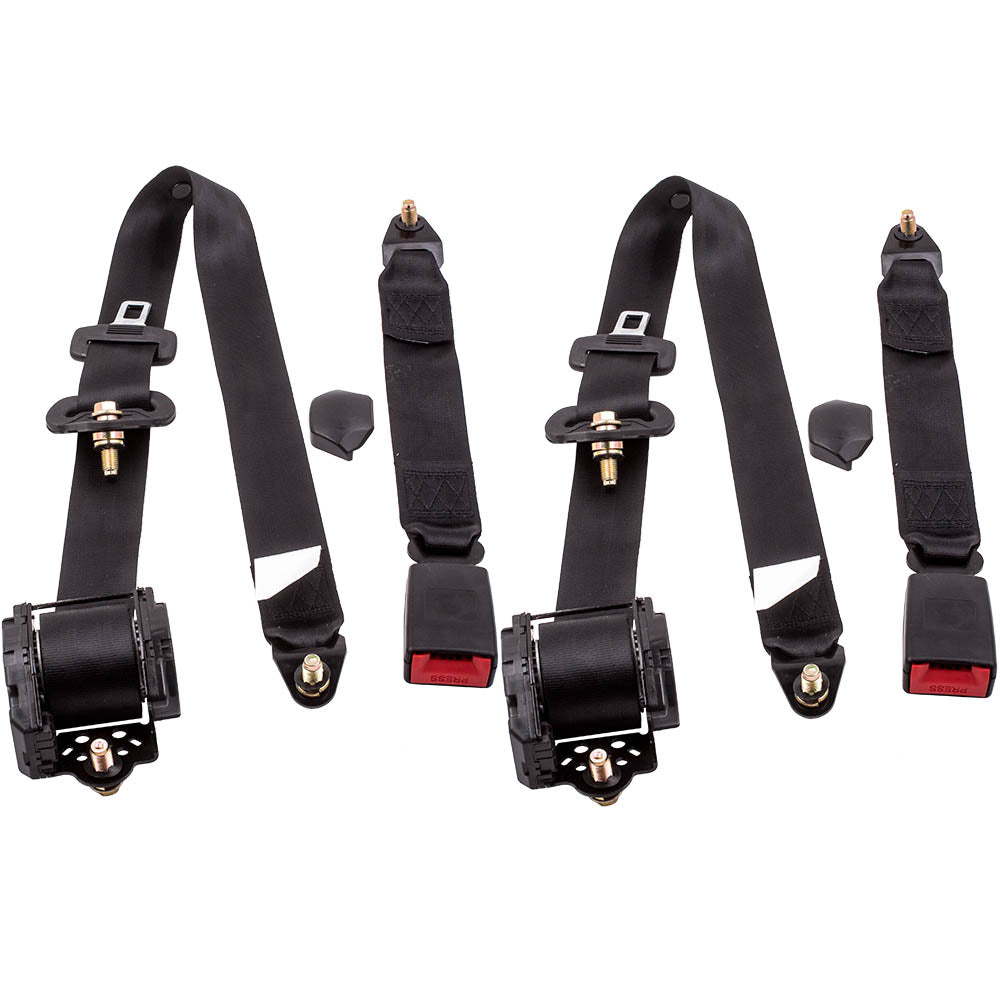 1Pair 3 Point Retractable Auto Car Shoulder Safety geschikt voor Seat Belt Diagonal Belt Nieuwe