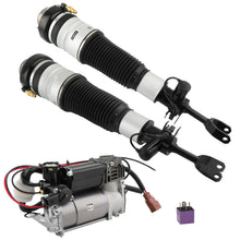 Laad de afbeelding in de galerijviewer, 3x compatible for Audi A6 C6 05-11 Luftfederung Federbeine +Kompressor 4F0616039 4F0616040