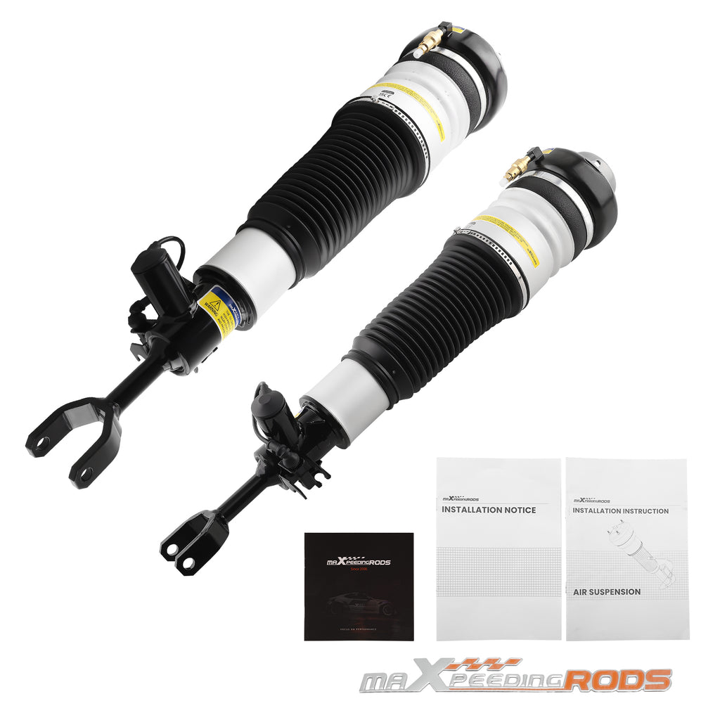 2X Federbein Luftfahrwerk Vorne compatible for Audi A6 4F C6 Allroad 4F0616039 4F0616040