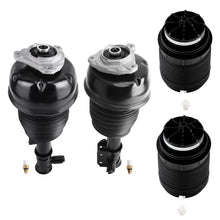 Laad de afbeelding in de galerijviewer, 2X Federbeine Vorne + 2X Luftbalg Hinten compatible for Mercedes E-Klasse W212 S212 4matic