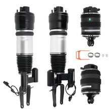 Laad de afbeelding in de galerijviewer, 2X Federbeine Vorne + 2X Luftbalg Hinten compatible for Mercedes E-Klasse W211 S211 4Matic