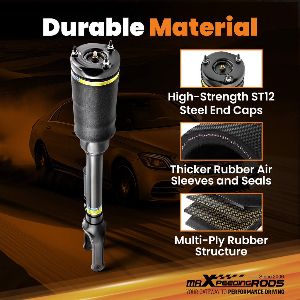 1x Front Air Suspension Shock Strut compatible for Mercedes X164 W164 GL450 ML350 W/ ADS