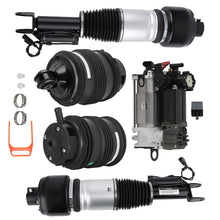Laad de afbeelding in de galerijviewer, Voor Air Shocks + Achter Bags + Pump geschikt voor Mercedes Benz E500 5pcs Voor Achter Rechts