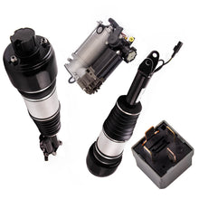 Laad de afbeelding in de galerijviewer, compatible for Mercedes Classe E W211 Ammortizzatori anteriori con sospensioni pneumatiche + compressore daria