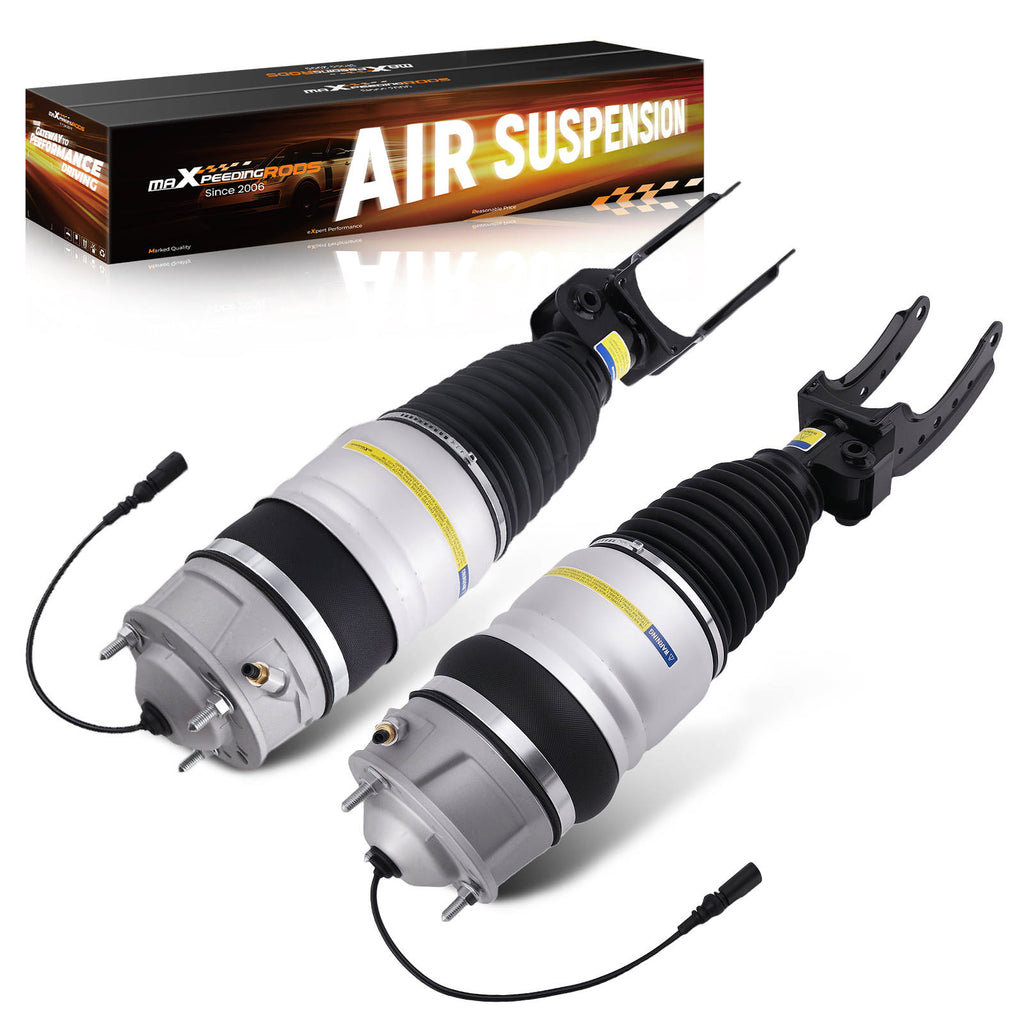 Front Pair Air Suspension Shocks compatible for Porsche Cayenne 92A Turbo 2011-2018