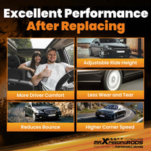 Laad de afbeelding in de galerijviewer, Rear Air Ride Suspension Set compatible for Harley Touring models King Street 1994-2020