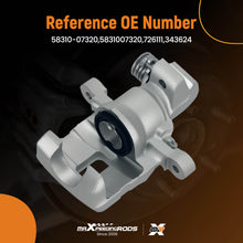 Laad de afbeelding in de galerijviewer, Brake Caliper Rear Left compatible for Kia Picanto 1.0 1.1 2004-11 58310-07320 343624 34mm