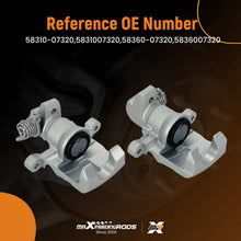 Laad de afbeelding in de galerijviewer, 2x Rear Brake Caliper compatible for KIA Picanto BA SA 2005-2011 58310-07320 58360-07320