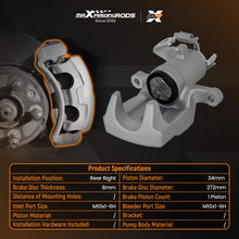 Load image into Gallery viewer, Brake Caliper Rear Right compatible for Renault Megane MK2 MK3/4 03-On Scenic Fluence Clio