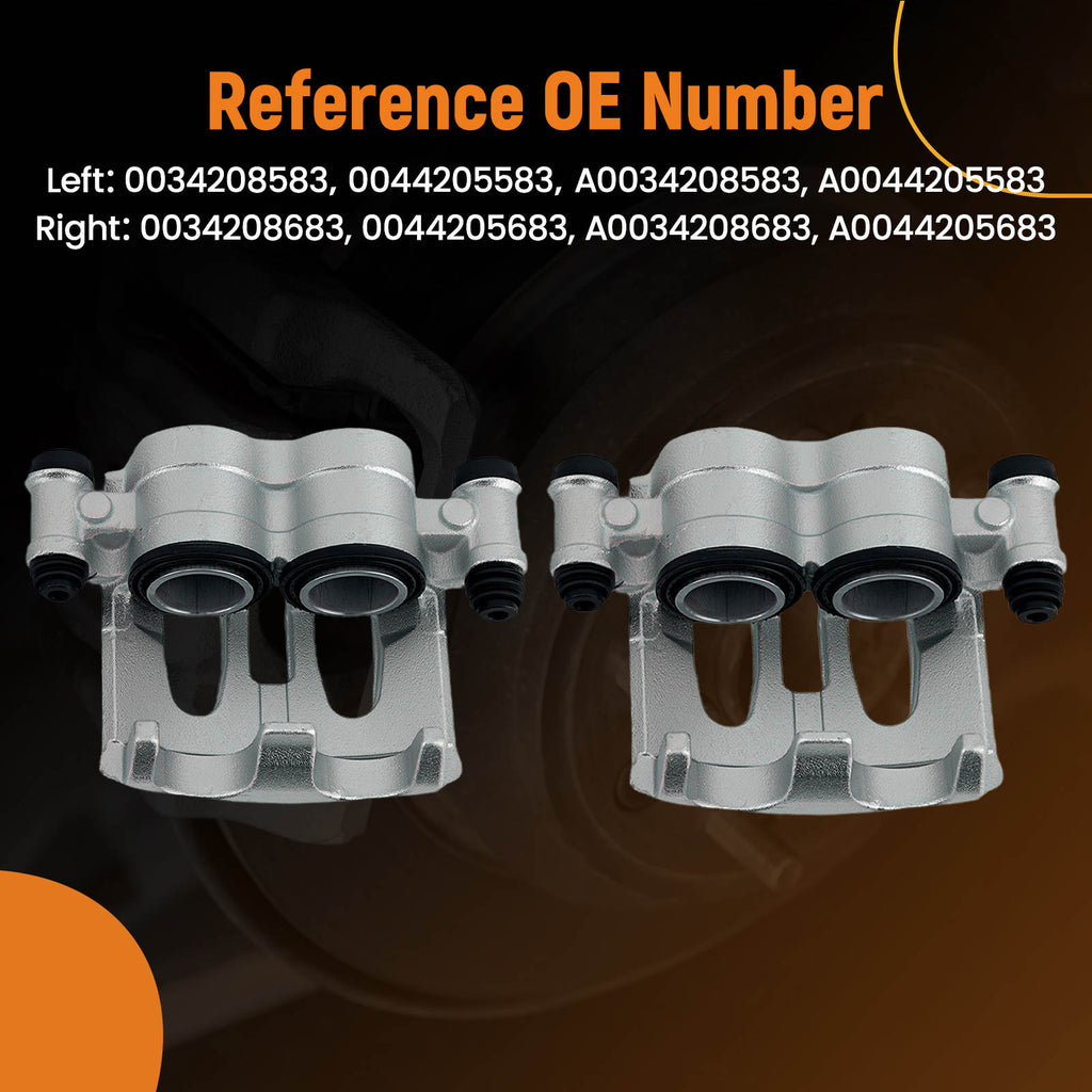 2x Front Brake Calipers compatible for VW Crafter compatible for Mercedes-Benz Sprinter 3.5-t, 3-t 2006-
