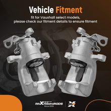 Laad de afbeelding in de galerijviewer, 2xBrake Calipers Rear LeftRight compatible for Vauxhall Astra G H Zafira Combo Meriva