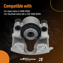 Laad de afbeelding in de galerijviewer, Front Left Disc Brake Caliper compatible for Opel Vauxhall Astra MK IV G F70 F35 T98 256mm