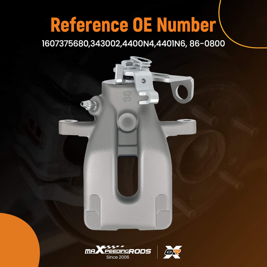 Rear Left Brake Caliper compatible for Peugeot 308 MK1 307 Estate 02-08 C4 MK2 09-17 4400P4