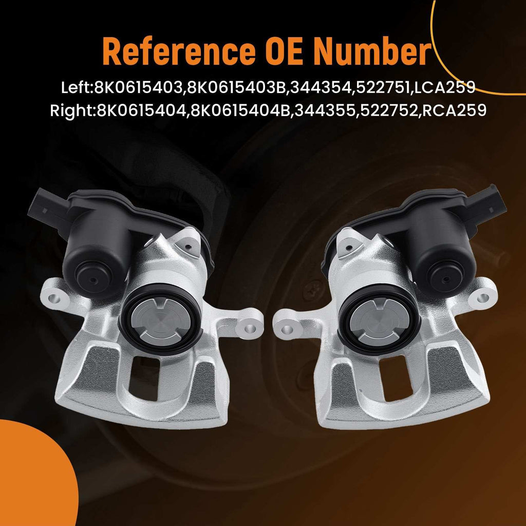 Pinzas de Freno Trasero L+R compatible for Audi A4 B8 8KH 8K2 8K5 A5 8T3 8F7 8TA 8K0615403