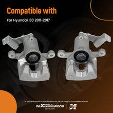 Laad de afbeelding in de galerijviewer, Pair Floating Caliper Rear compatible for Hyundai i30 2011-2017 58310A6A31 58311A6A31 262mm