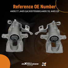 Laad de afbeelding in de galerijviewer, 2x Rear Caliper Left Right compatible for Citroen C4 Grand Picasso UA C4 Picasso compatible for UD 4400.T7