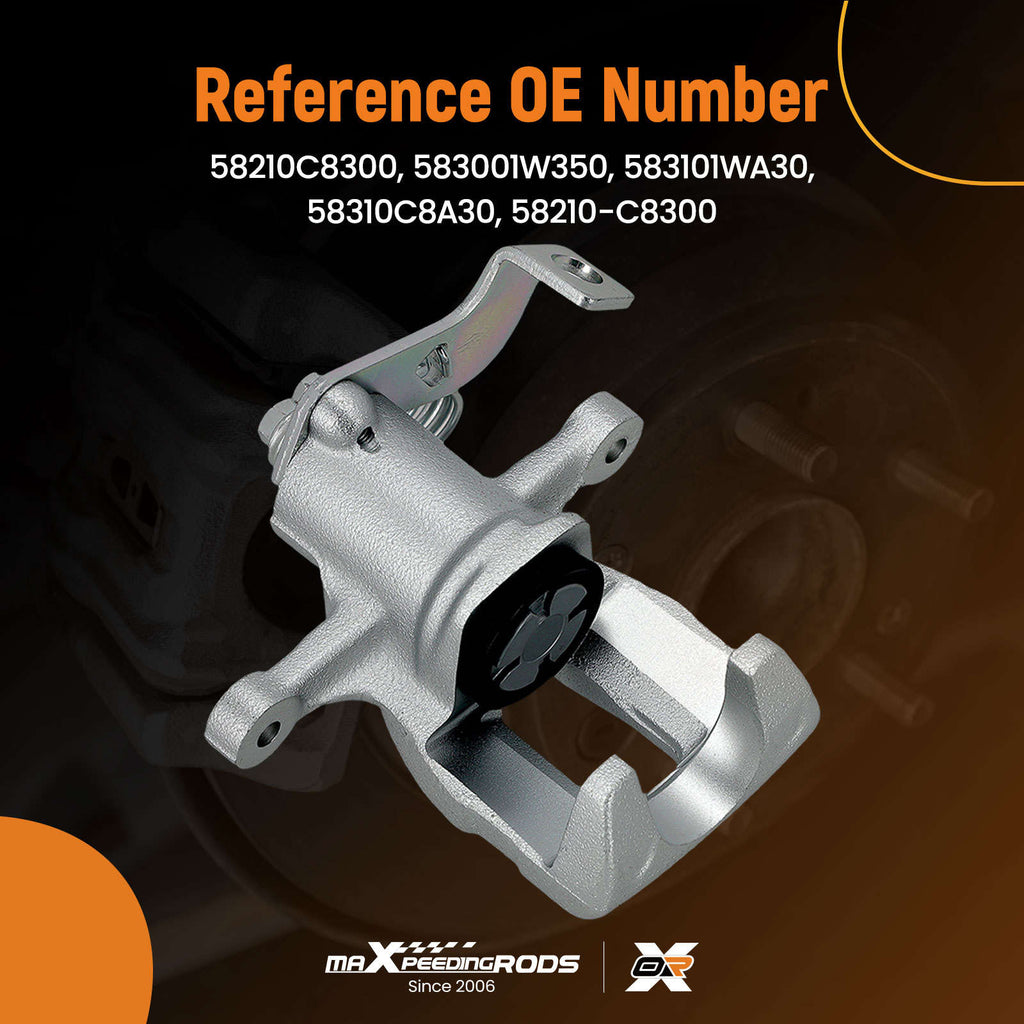 Rear Left Disc Brake Caliper compatible for Hyundai i10 1.0 1.2 i20 1.0 1.4 58210B4300 34mm