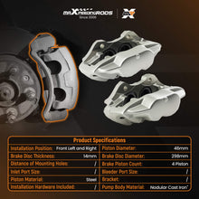 Load image into Gallery viewer, 2x Brake Caliper Front LeftRight compatible for Land Rover Defender 90 130 SEB500440