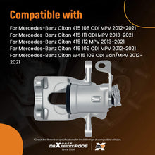 Laad de afbeelding in de galerijviewer, Rear Right Brake Caliper compatible for Mercedes-Benz Citan W415 compatible for Renault Kangoo KW0 38mm